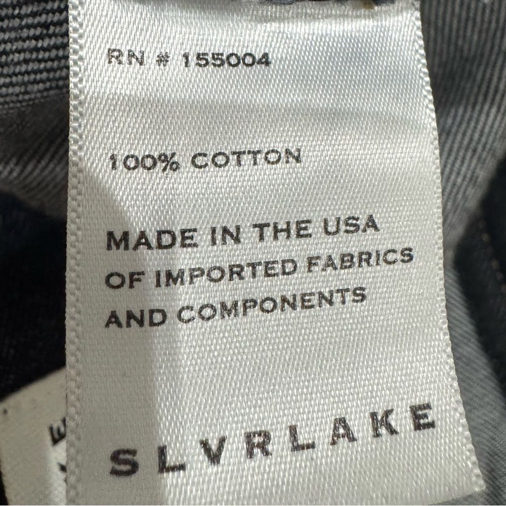 NEW SLVRLAKE Grace Wide Leg Jeans in Empty Sky - Picture 12 of 13